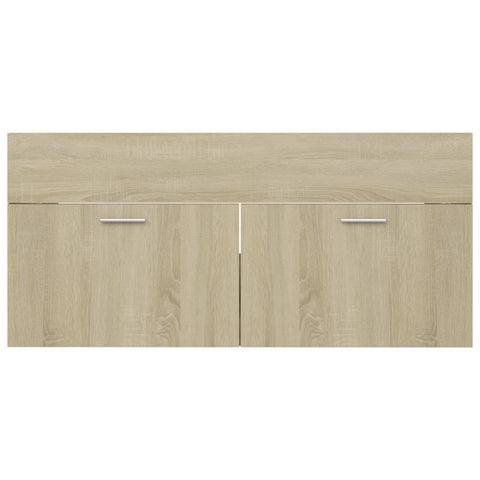 Waschbeckenunterschrank Sonoma-Eiche 100x38,5x46cm