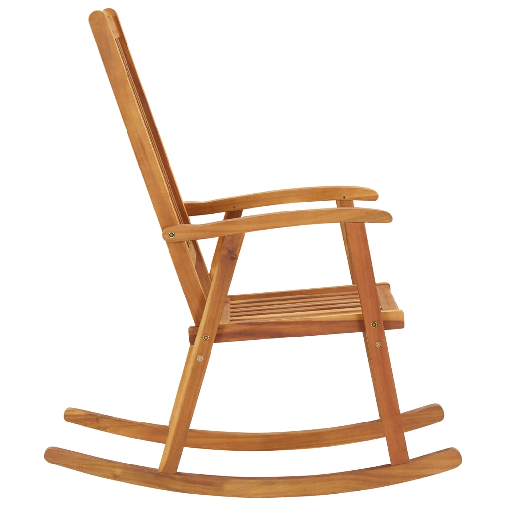 3064181 Rocking Chair with Cushions Solid Acacia Wood (311844+43181)