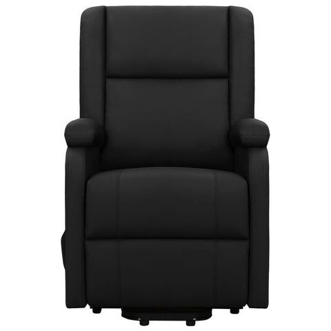 Aufstehsessel Schwarz Kunstleder