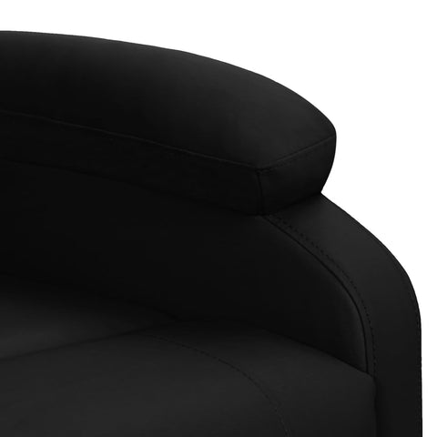 Aufstehsessel Schwarz Kunstleder