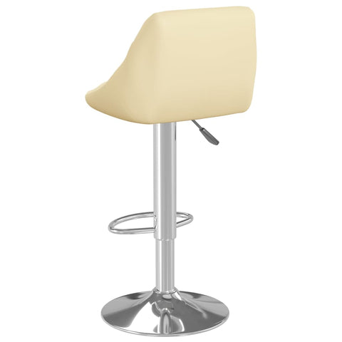 Barhocker 2 Stk. Creme Kunstleder