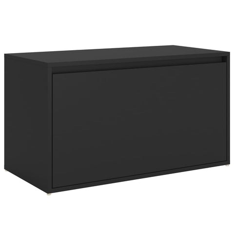 Flurbank 80x40x45 cm Schwarz Holzwerkstoff