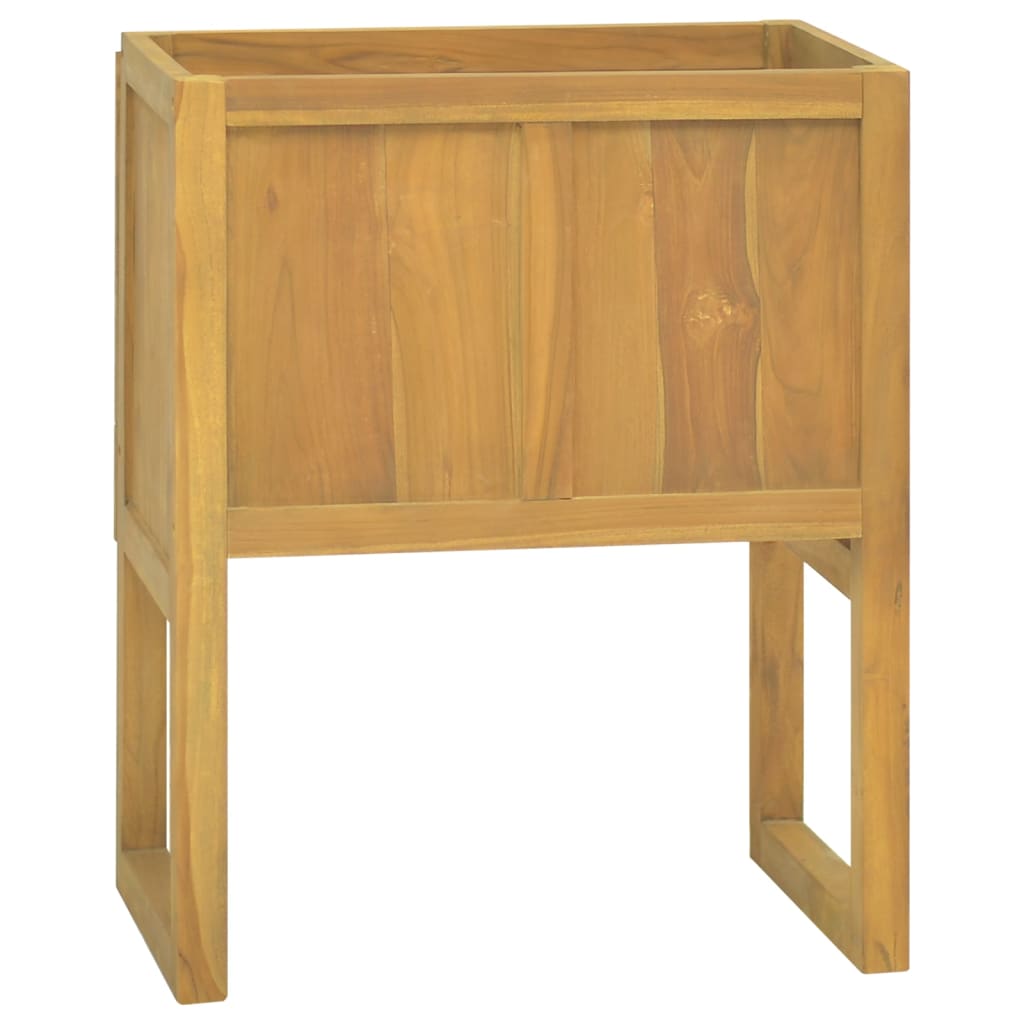 Badschrank 60x40x75 cm Massivholz Teak