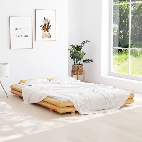 Bambusbett 140x200 cm