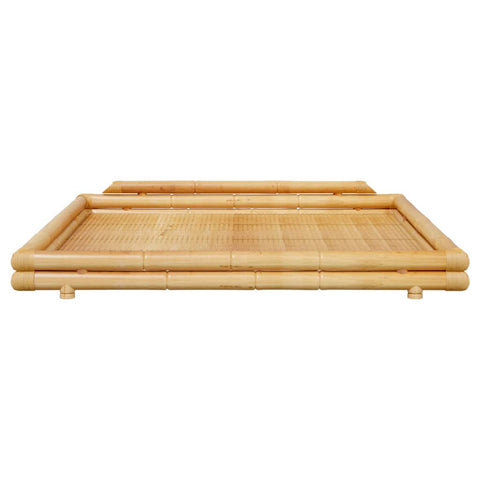 Bambusbett 200x200 cm