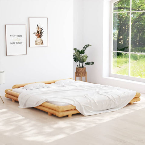 Bambusbett 200x200 cm