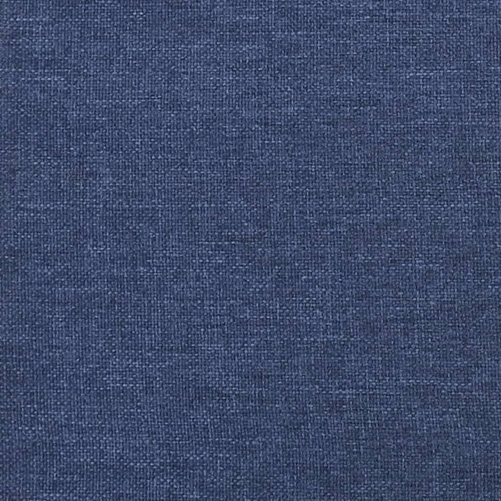 Fußhocker Blau 60x60x36 cm Stoff