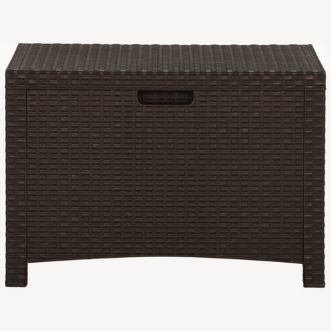 Garten-Aufbewahrungsbox 60x54x41 cm PP Rattan Braun