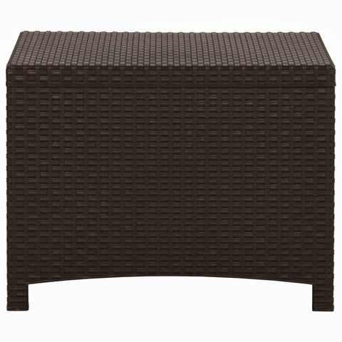 Garten-Aufbewahrungsbox 60x54x41 cm PP Rattan Braun