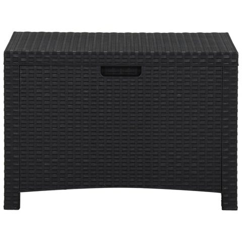 Garten-Aufbewahrungsbox 60x54x41 cm PP Rattan Graphit