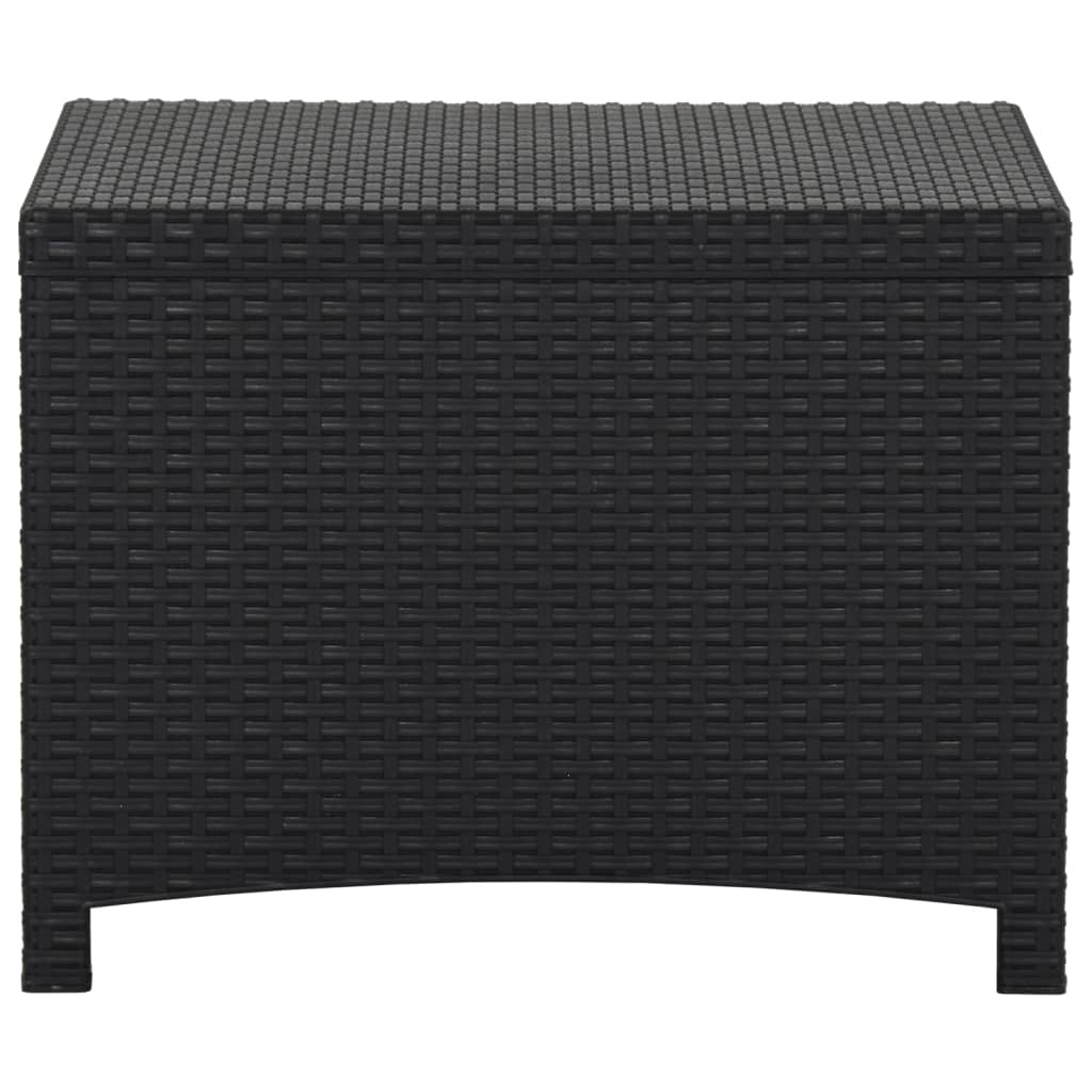 Garten-Aufbewahrungsbox 60x54x41 cm PP Rattan Graphit