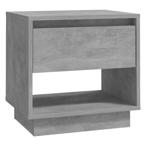 Nachttisch Betongrau 45x34x44 cm Holzwerkstoff