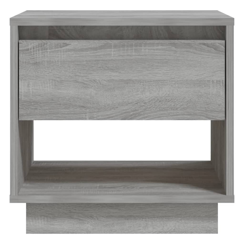 Nachttisch Grau Sonoma 45x34x44 cm Holzwerkstoff