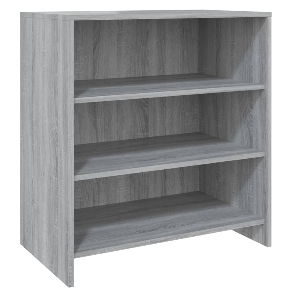 3-tlg. Sideboard Grau Sonoma Holzwerkstoff