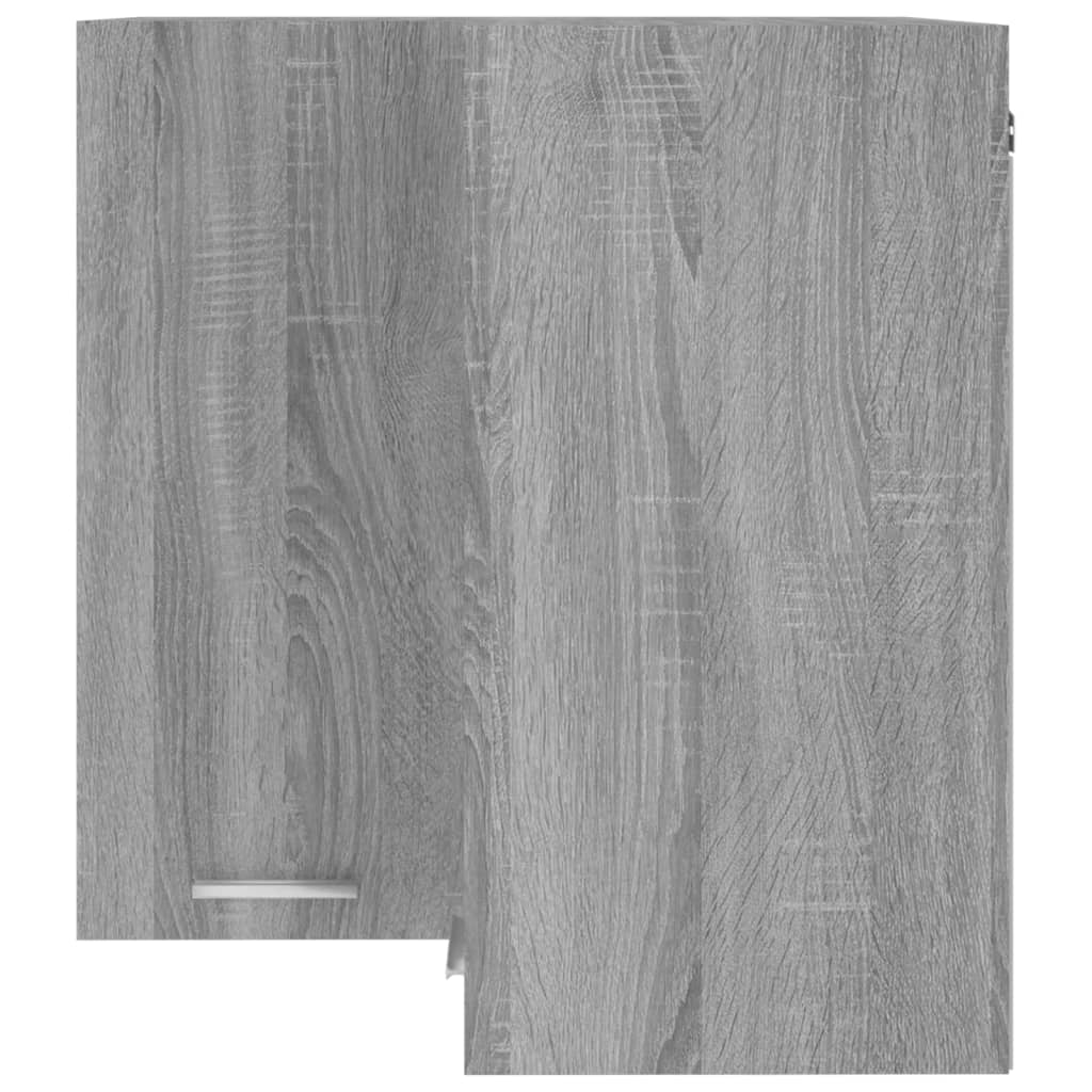 Eck-Hängeschrank Grau Sonoma 57x57x60 cm Holzwerkstoff