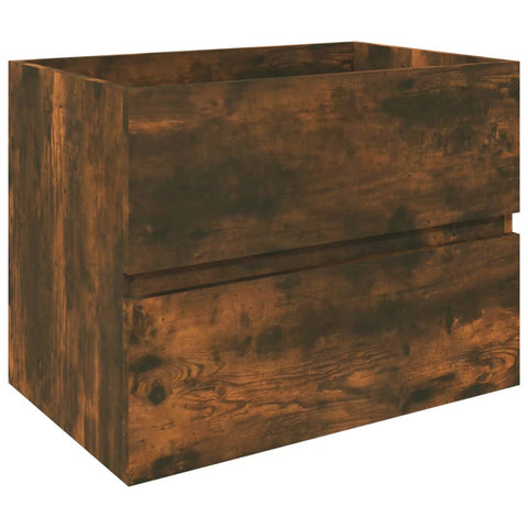 Waschbeckenschrank Räuchereiche 60x38,5x45 cm Holzwerkstoff