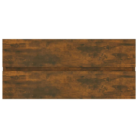 Waschbeckenschrank Räuchereiche 100x38,5x45 cm Holzwerkstoff