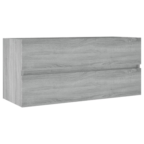 Waschbeckenunterschrank Grau Sonoma 100x38,5x45cm Holzwerkstoff