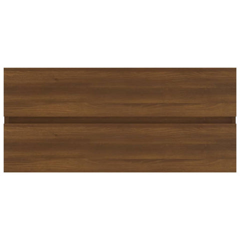 Waschbeckenunterschrank Eiche-Optik 100x38,5x45cm Holzwerkstoff