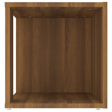 Beistelltisch Braun Eichen-Optik 33x33x34,5 cm Holzwerkstoff