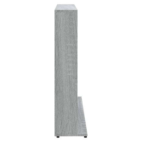 CD-Regal Grau Sonoma 102x23x89,5 cm Holzwerkstoff