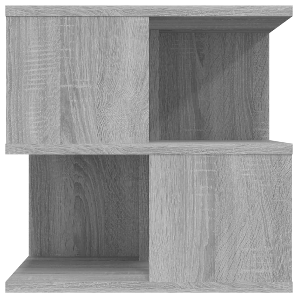 Beistelltisch Grau Sonoma 40x40x40 cm Holzwerkstoff