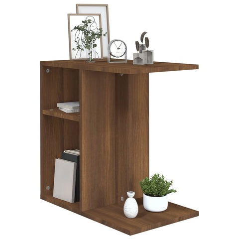 Beistelltisch Braun Eichen-Optik 50x30x50 cm Holzwerkstoff