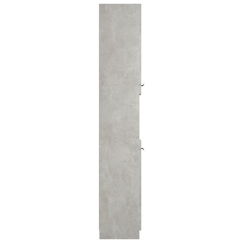 Badschrank Betongrau 32x34x188,5 cm Holzwerkstoff