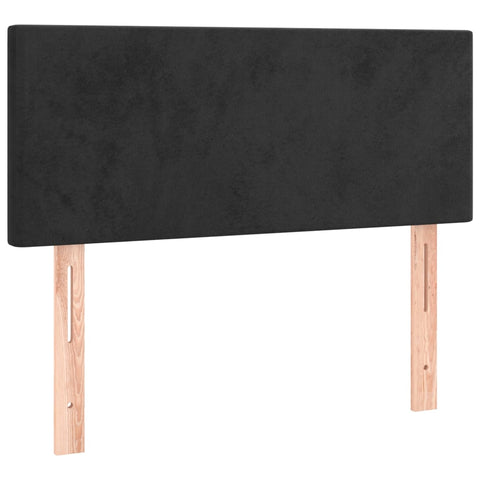 Kopfteil Schwarz 100x5x78/88 cm Samt
