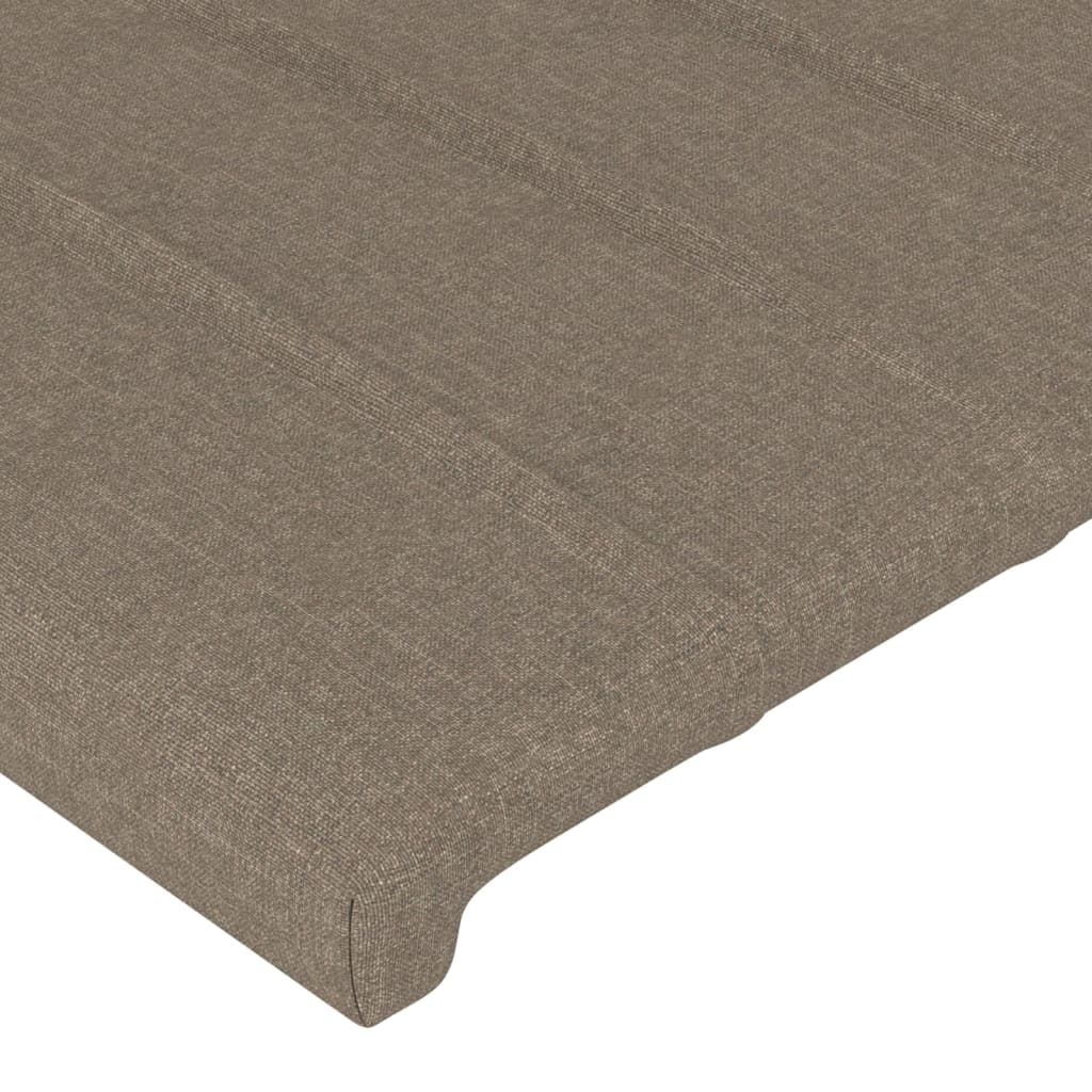 Kopfteil Taupe 80x5x78/88 cm Stoff