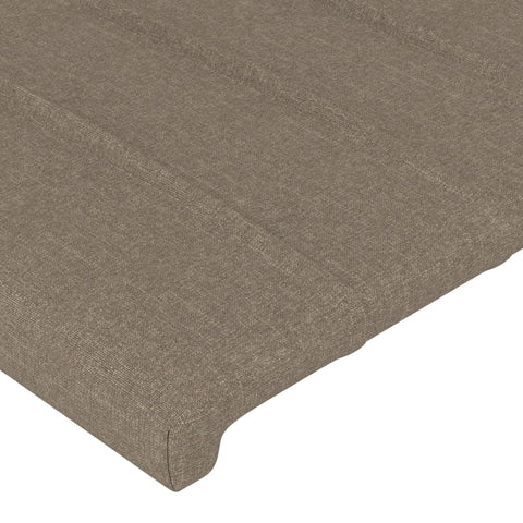 Kopfteil Taupe 80x5x78/88 cm Stoff