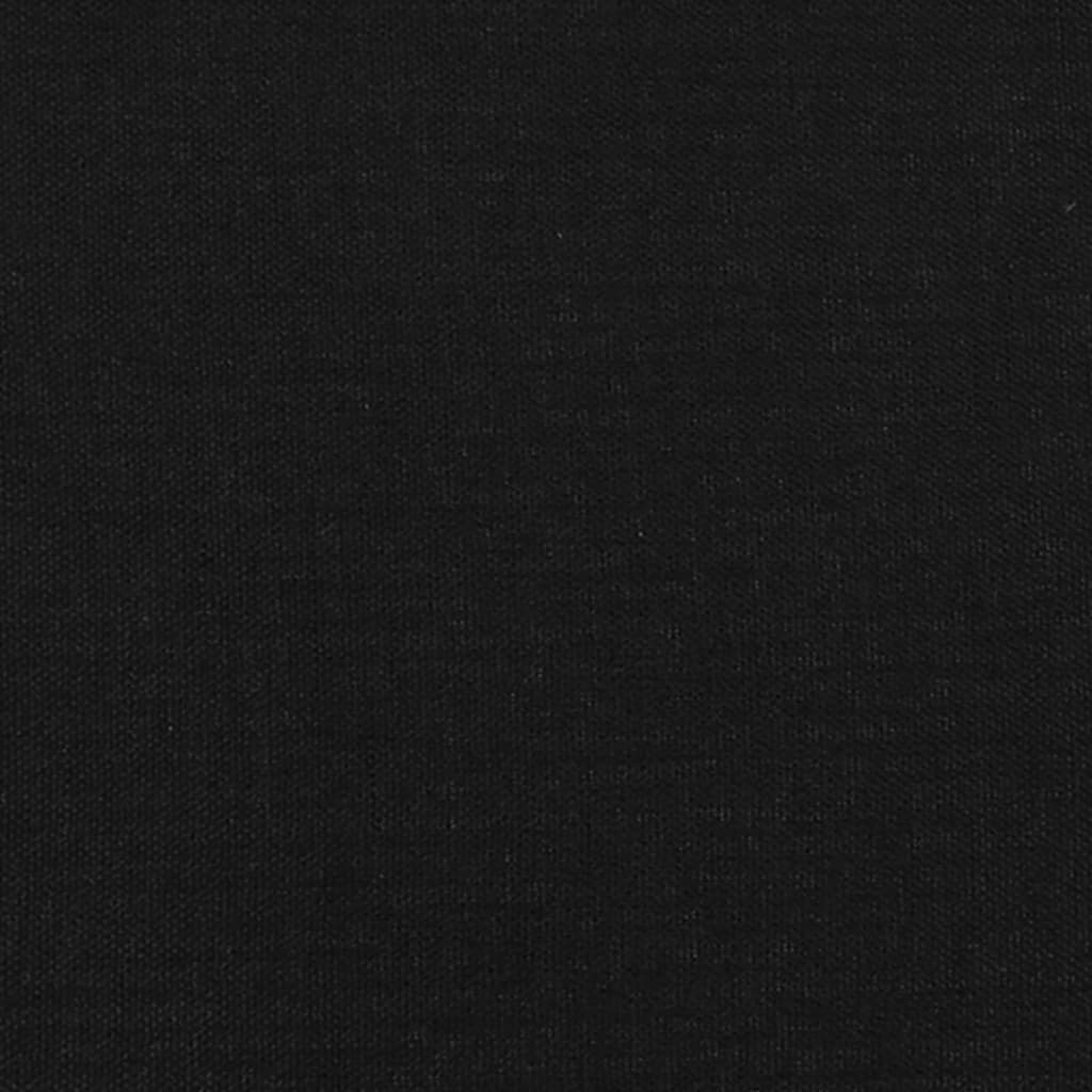 Kopfteile 2 Stk. Schwarz 100x5x78/88 cm Stoff