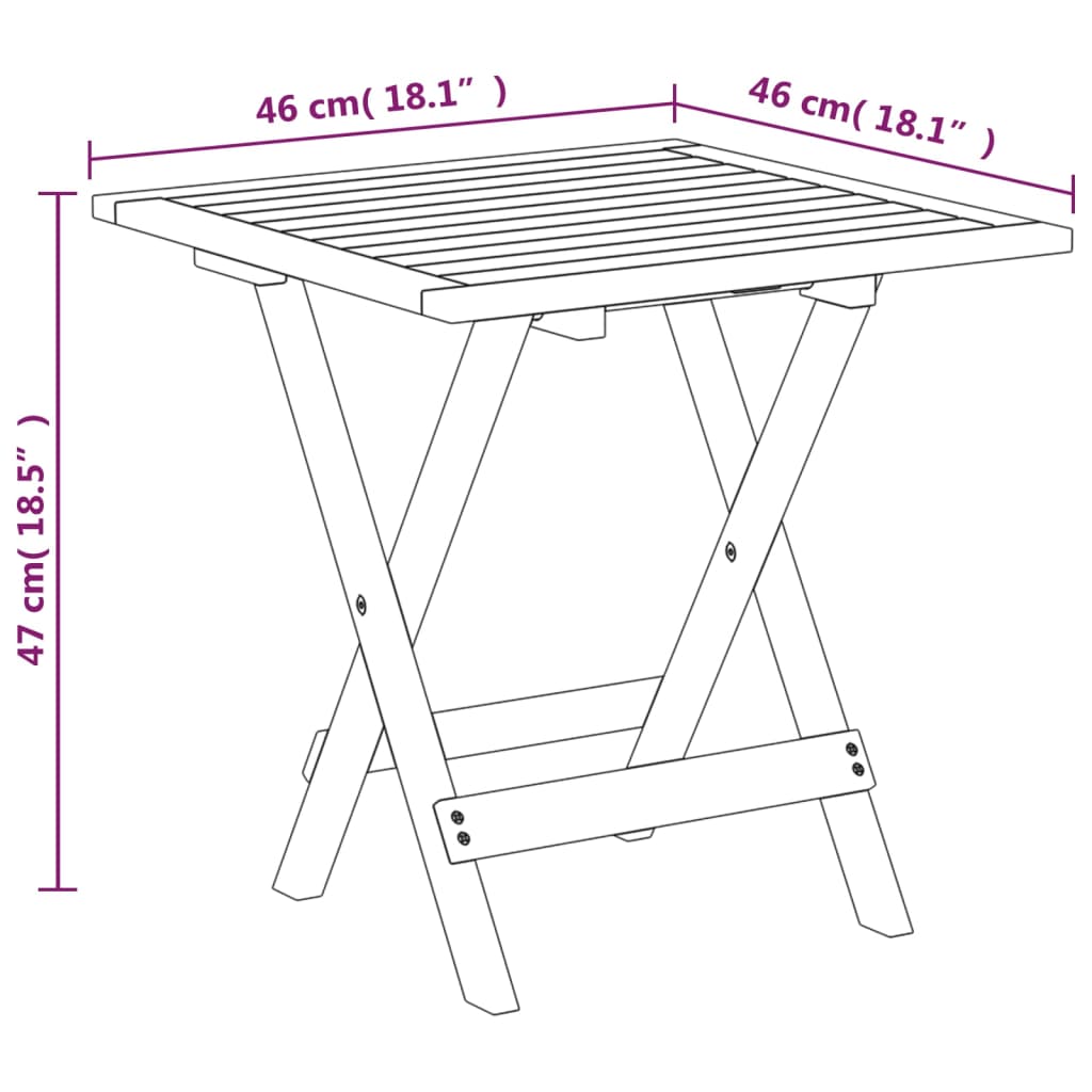 Garten-Liegestuhl mit Tisch Massivholz Akazie und Textilene