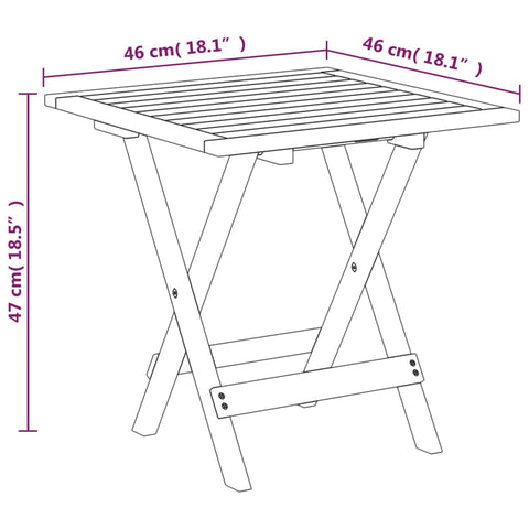 Garten-Liegestuhl mit Tisch Massivholz Akazie und Textilene