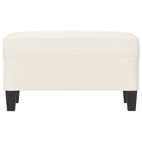 Sitzbank Creme 70x35x41 cm Kunstleder