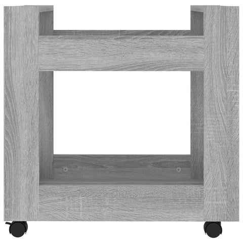 Bürowagen Grau Sonoma 60x45x60 cm Holzwerkstoff