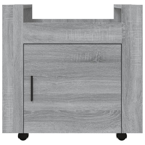 Bürowagen Grau Sonoma 60x45x60 cm Holzwerkstoff