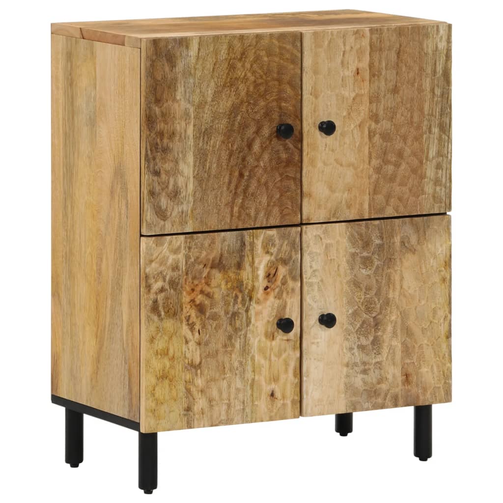 Beistellschrank 60x33x75 cm Massivholz Mango