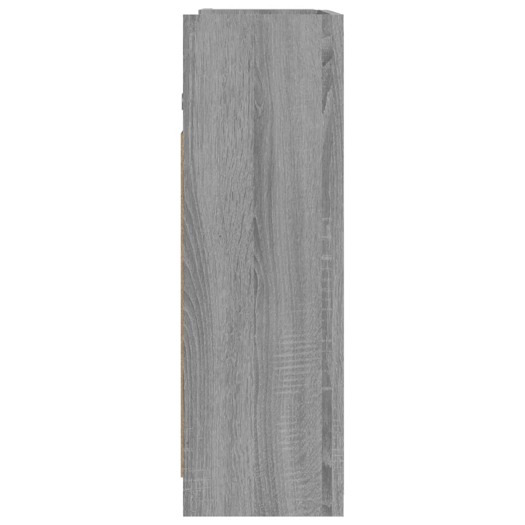 Bad-Spiegelschrank Grau Sonoma 62,5x20,5x64 cm Holzwerkstoff