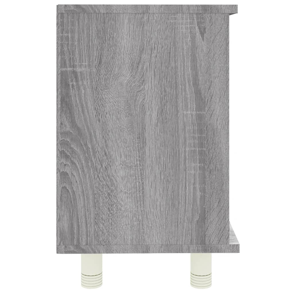 Badschrank Grau Sonoma 60x32x53,5 cm Holzwerkstoff