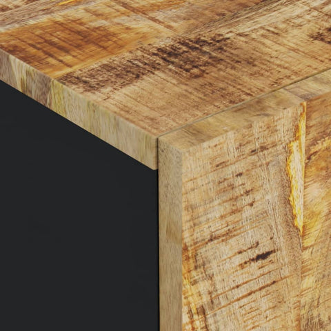 Waschbeckenunterschrank Massivholz Mango und Holzwerkstoff