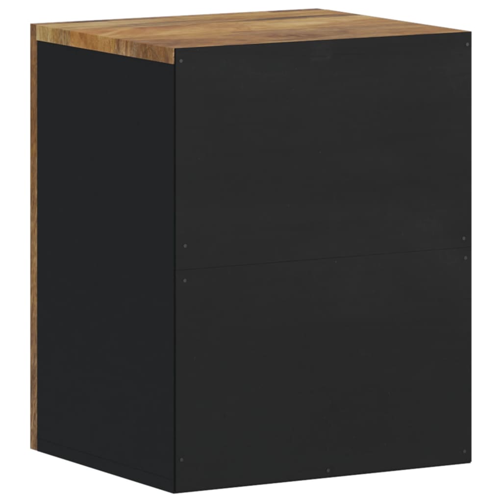 Bad-Wandschrank 38x33x48 cm Massivholz Mango