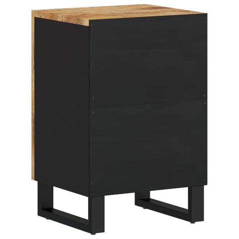 Badschrank 38x33x58 cm Massivholz Mango