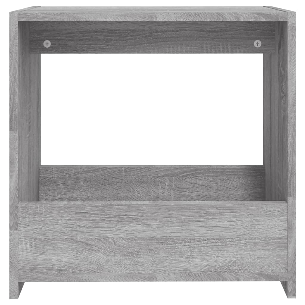 Beistelltisch Grau Sonoma 50x26x50 cm Holzwerkstoff