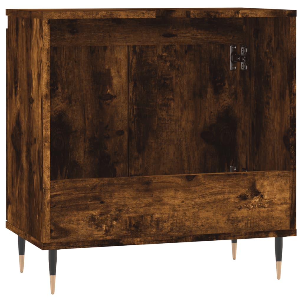 Badschrank Räuchereiche 58x33x60 cm Holzwerkstoff