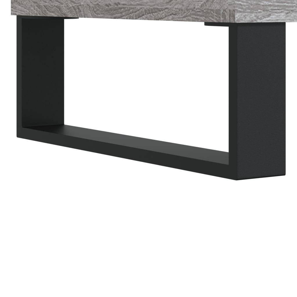 Badschrank Grau Sonoma 58x33x60 cm Holzwerkstoff