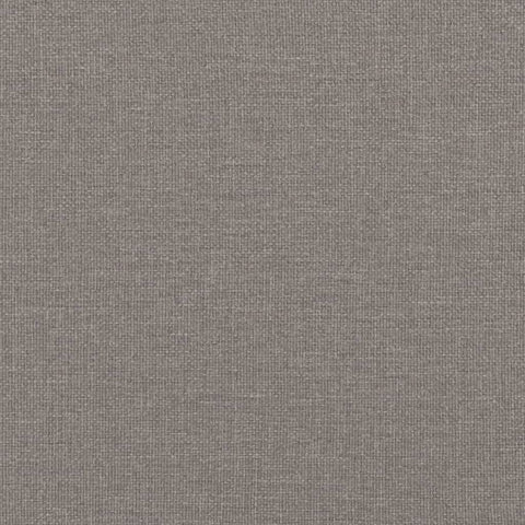 2-Sitzer-Sofa mit Zierkissen Taupe 120 cm Stoff