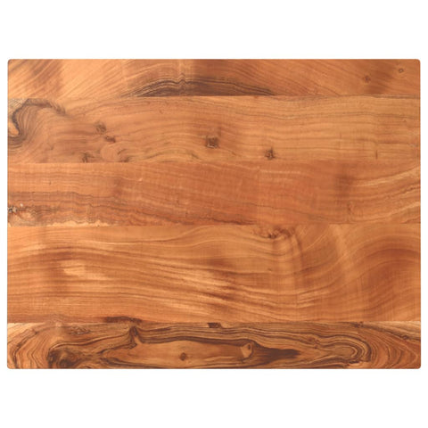 Tischplatte 80x60x2,5 cm Rechteckig Massivholz Akazie