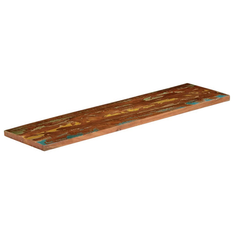 Rechteckige Tischplatte aus nachhaltigem Altholz oder recyceltem Massivholz – Größen von 50x20 cm bis 180x80 cm, rustikales Design und zeitlose Optik