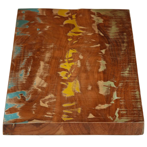 Rechteckige Tischplatte aus nachhaltigem Altholz oder recyceltem Massivholz – Größen von 50x20 cm bis 180x80 cm, rustikales Design und zeitlose Optik